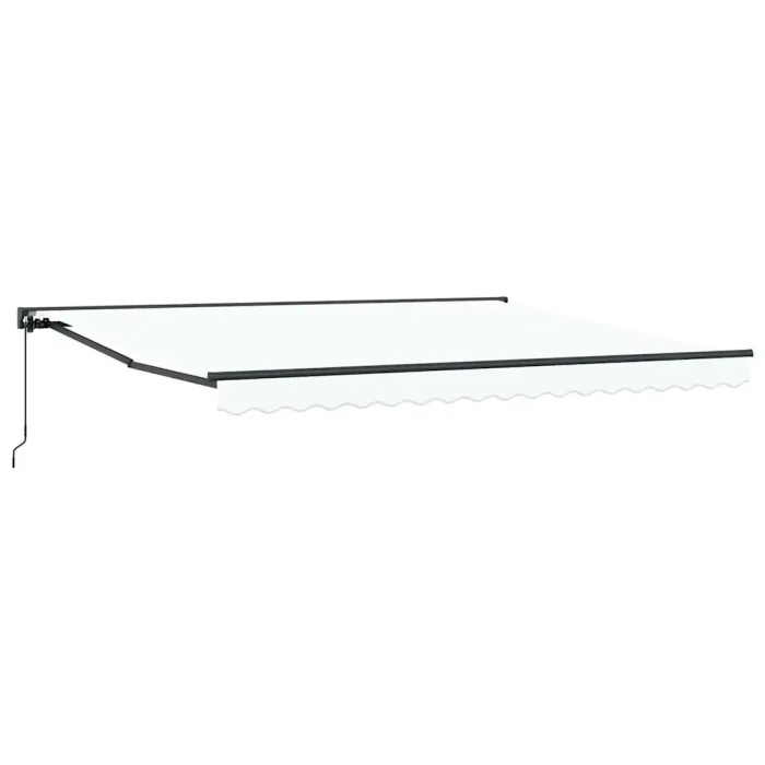 Novaro Napernyő keret Fehér 400 × 300 cm Poliészter PU bevonattal