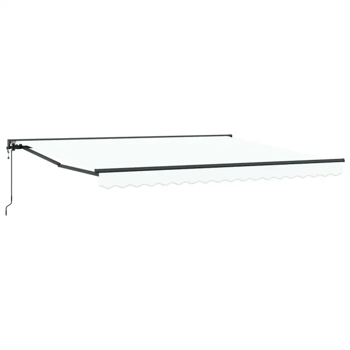 Novaro Napernyő keret Fehér 400 × 300 cm Poliészter PU bevonattal