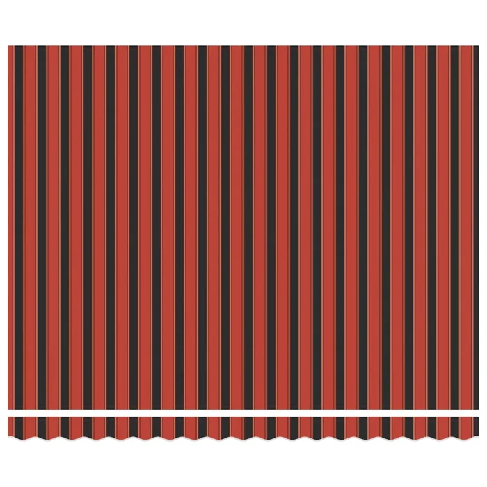 Novaro Behúzható napellenző narancssárga és barna 400 × 350 cm