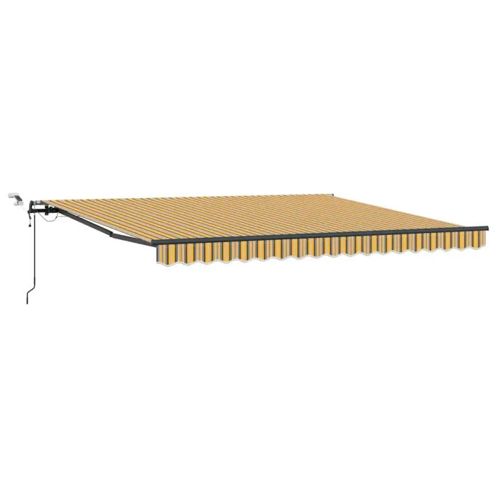 Novaro Behúzható napellenző Sokszínű 400 × 350 cm Poliészter