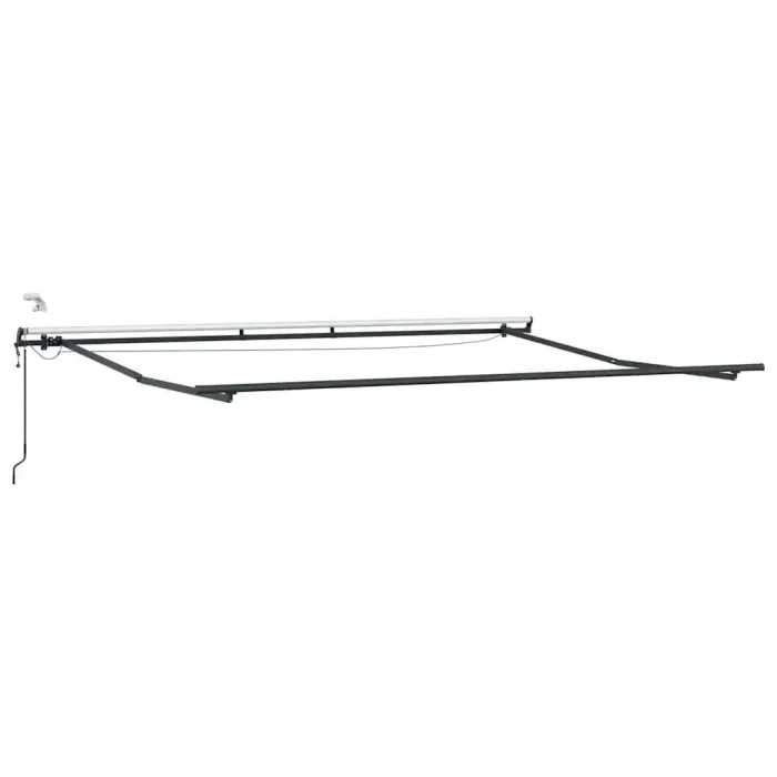 Novaro Behúzható napellenző Bézs 400 × 350 cm Poliészter