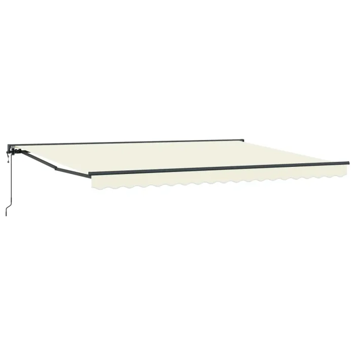 Novaro Napernyő keret Krémszínű 450 × 300 cm Poliészter PU bevonattal