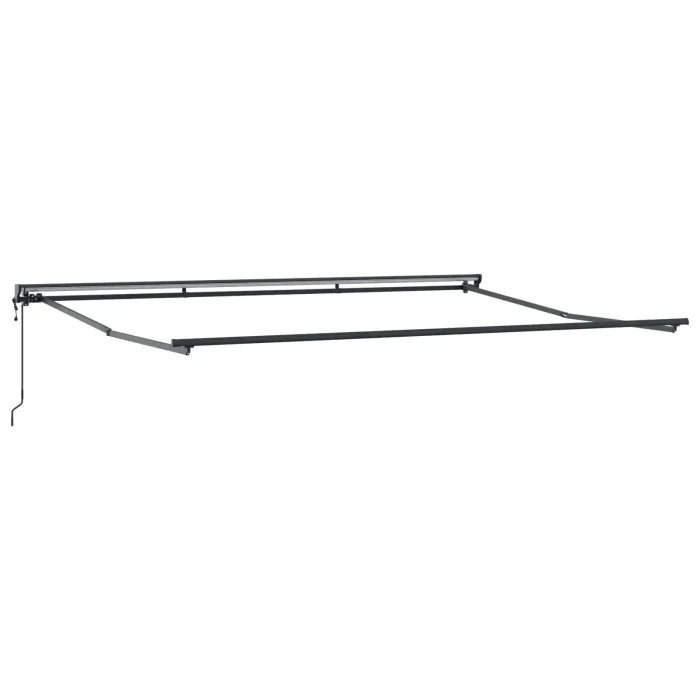 Novaro Napernyő keret Sárga és Fehér 450 × 300 cm