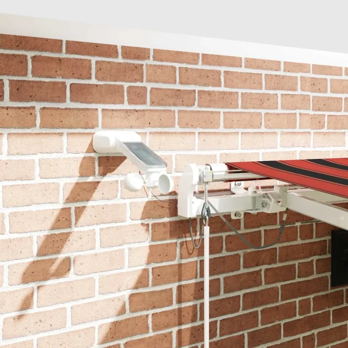Novaro Behúzható napellenző Narancs és Barna 450 × 300 cm Poliészter