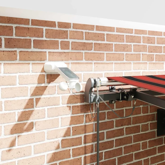 Novaro Behúzható napellenző narancssárga és barna 450 × 300 cm