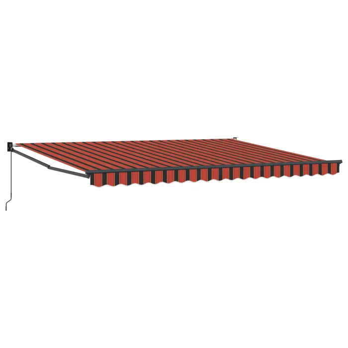 Novaro Behúzható napellenző Narancs és Barna 450 x 300 x 165 cm