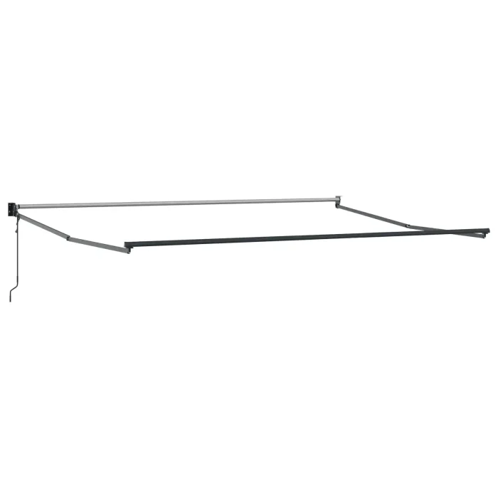 Novaro Behúzható napellenző Narancs és Barna 450 x 300 x 165 cm