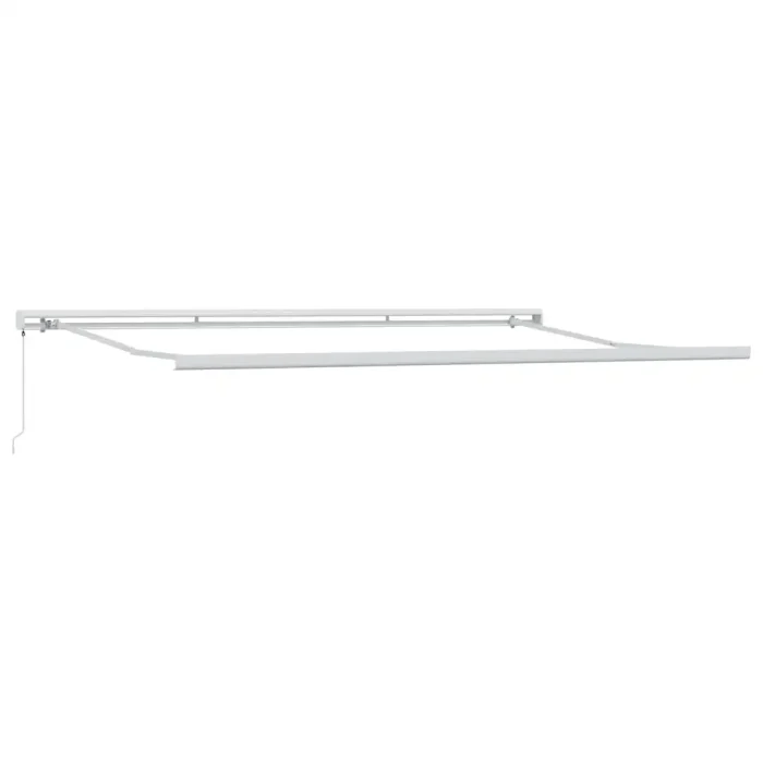 Novaro Behúzható napellenző Piros és Fekete 450 × 300 cm