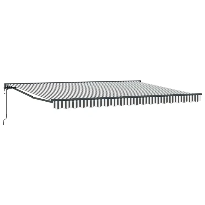 Novaro Napernyő keret Antracit és Fehér 450 × 300 cm