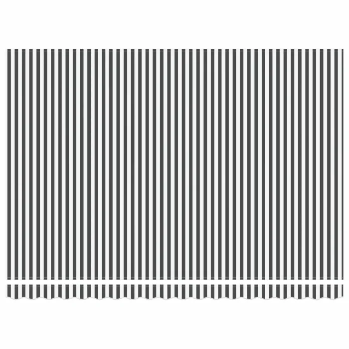 Novaro Napernyő keret Antracit és Fehér 450 × 300 cm