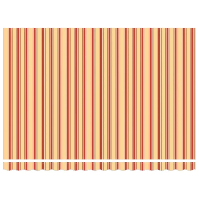 Novaro Behúzható napellenző Sárga és narancs 450 x 300 x 165 cm