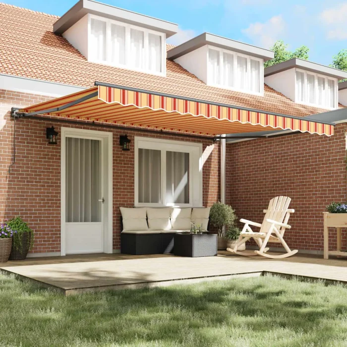 Novaro Napernyő keret Sokszínű 450 × 300 cm Poliészter PU bevonattal