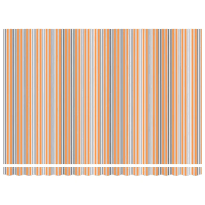 Novaro Behúzható napellenző Sokszínű 450 × 300 cm Szövet és Alumínium