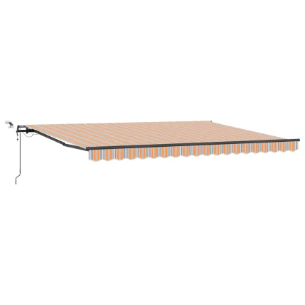Novaro Behúzható napellenző Sokszínű 450 × 300 cm Poliészter