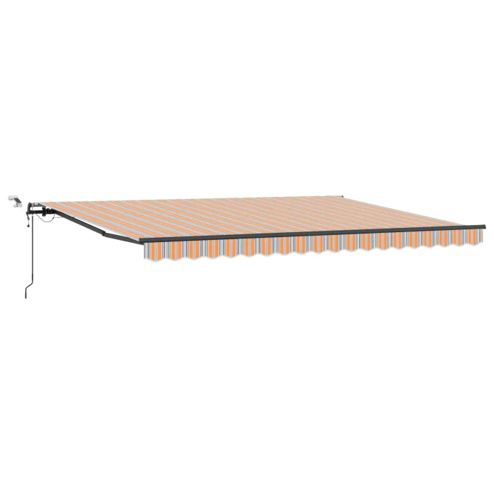 Novaro Behúzható napellenző Sokszínű 450 × 300 cm Poliészter