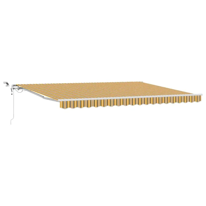 Novaro Behúzható napellenző Sokszínű 450 × 300 cm Poliészter