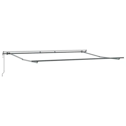 Novaro Behúzható napellenző narancssárga és barna 450 × 350 cm