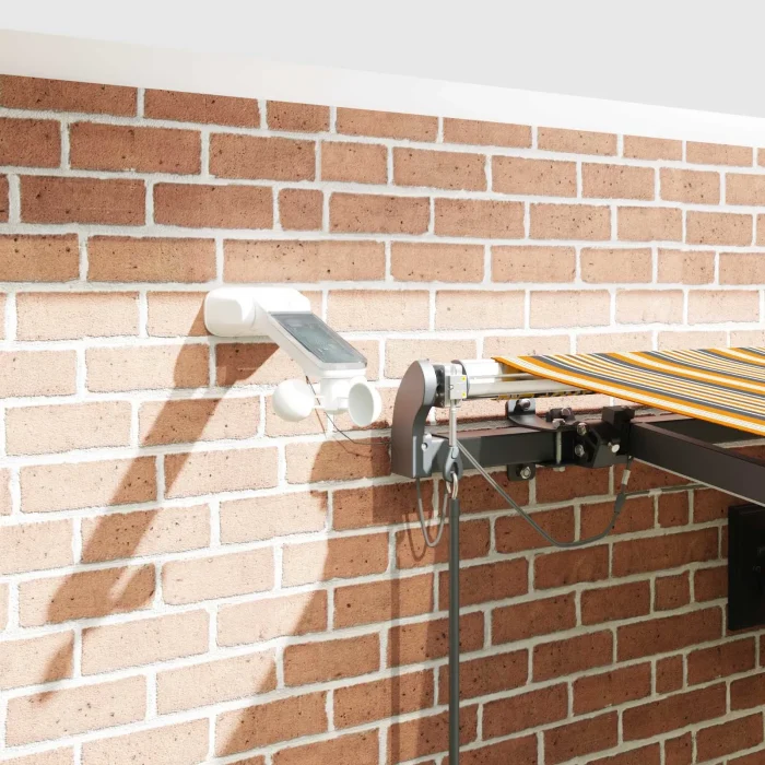 Novaro Behúzható napellenző Sokszínű 450 × 350 cm Poliészter