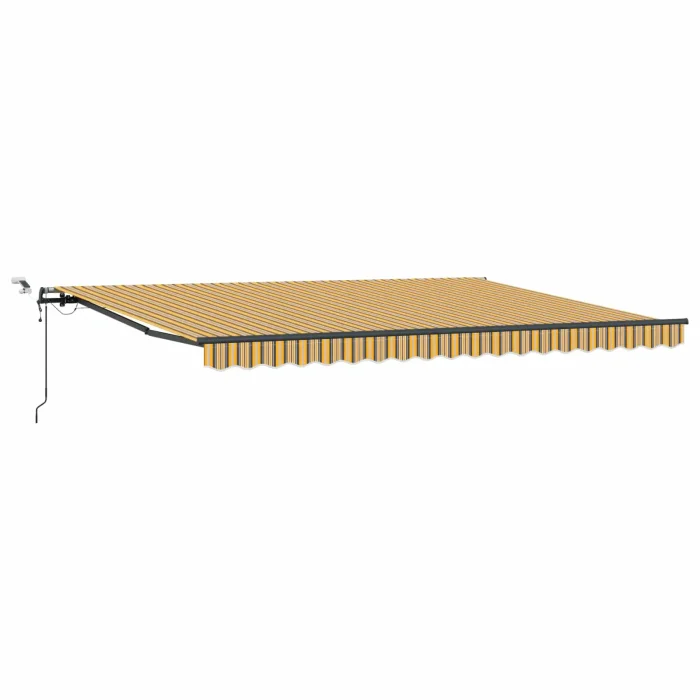 Novaro Behúzható napellenző Sokszínű 450 × 350 cm Poliészter