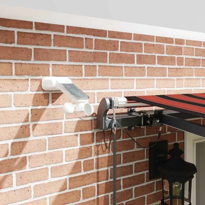 Novaro Behúzható napellenző narancssárga és barna 500 × 300 cm