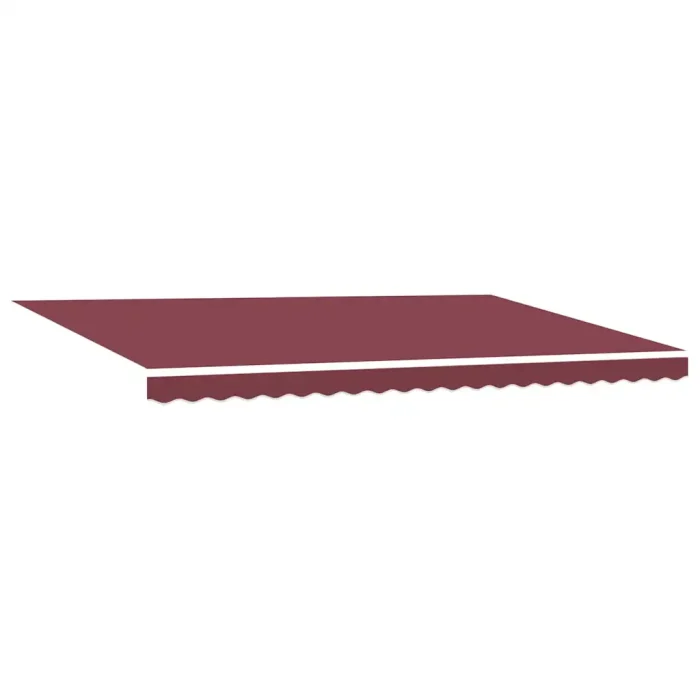 Novaro Napernyő keret Burgundi 500 × 300 cm Poliészter PU bevonattal