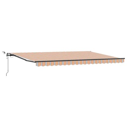 Novaro Behúzható napellenző Sokszínű 500 x 300 x 165 cm Poliészter