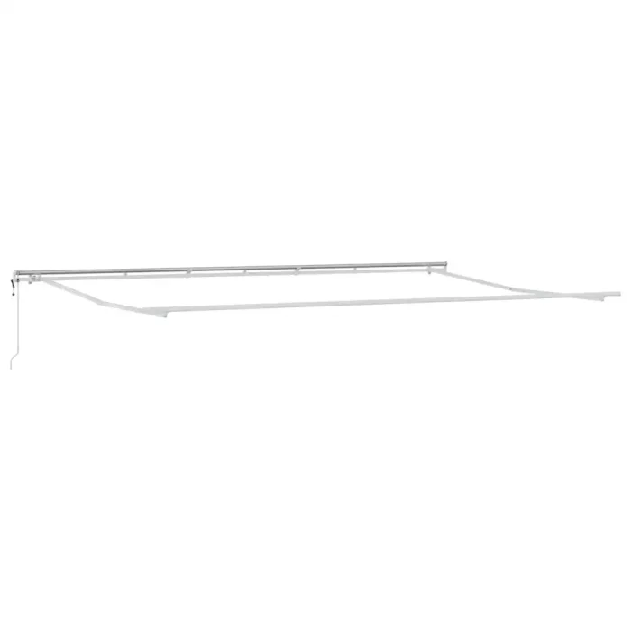Novaro Behúzható napellenző Sárga és narancs 600 × 300 cm