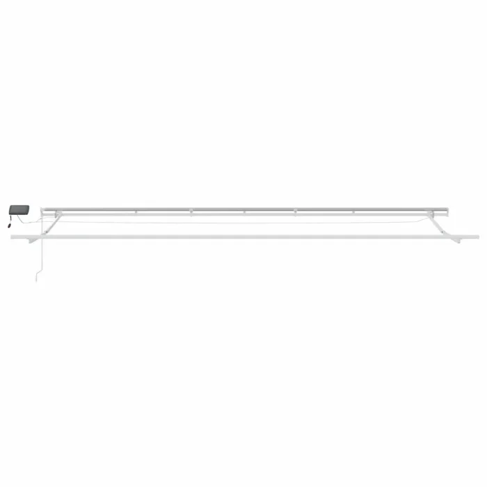 Novaro Behúzható napellenző Sokszínű 600 × 350 cm Szövet és Alumínium