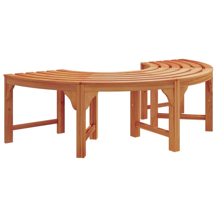 Novaro Fa pad 8 -Seater 2 db 160 x 80 x 45cm Tömör Eukaliptusz Fa - Image 4