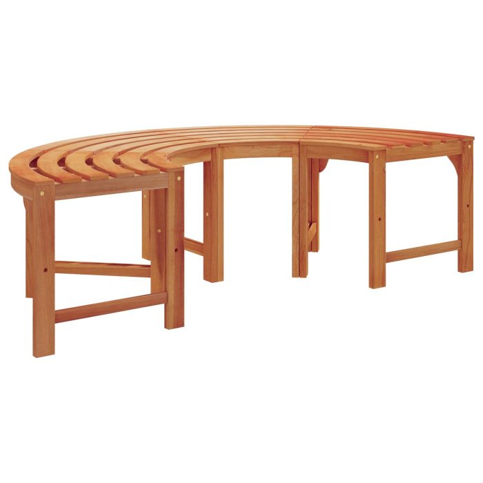 Novaro Fa pad 8 -Seater 2 db 160 x 80 x 45cm Tömör Eukaliptusz Fa - Image 7