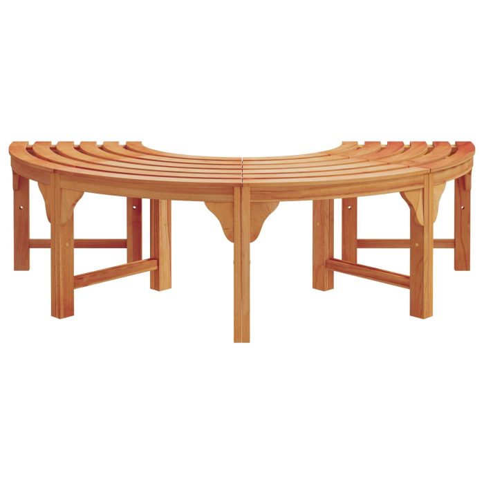 Novaro Fa pad 8 -Seater 2 db 160 x 80 x 45cm Tömör Eukaliptusz Fa - Image 5
