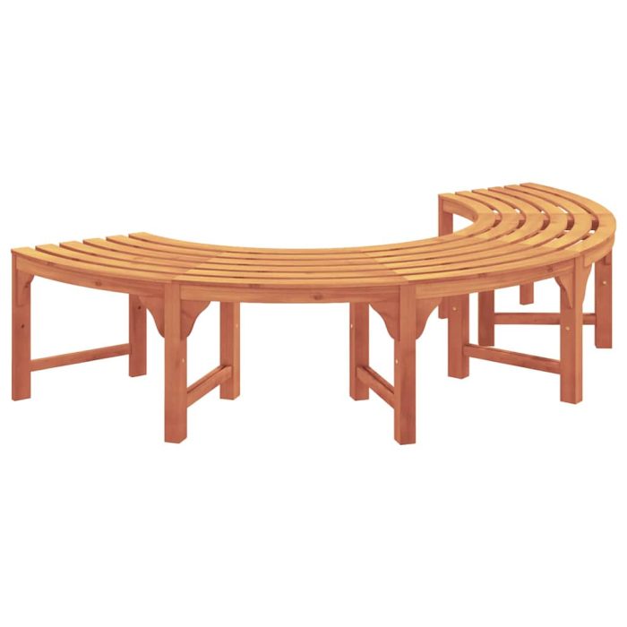 Novaro Fa pad 8 -Seater 2 db 160 x 80 x 45cm Tömör Eukaliptusz Fa - Image 4