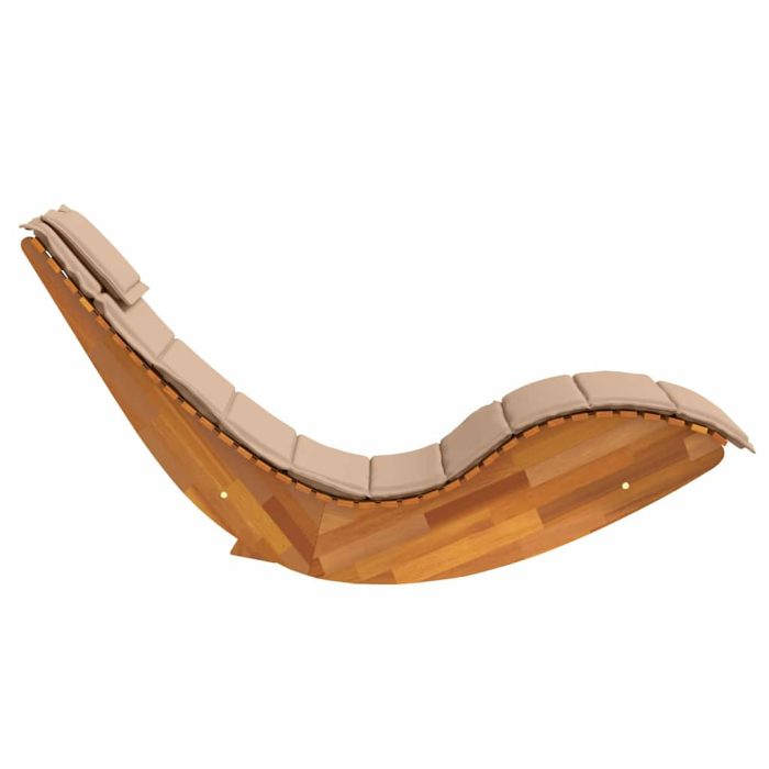 Novaro Napozó 2 db Tömör Akácfa Barna - Image 6