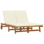 Novaro Napozó Barna 125 x 200 x 84 cm Tömör Akácfa