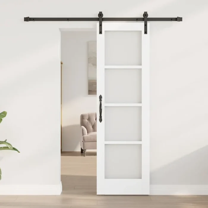 Novaro Csúszó ajtó ORKDAL Fehér és fekete 61 x 198,5 cm