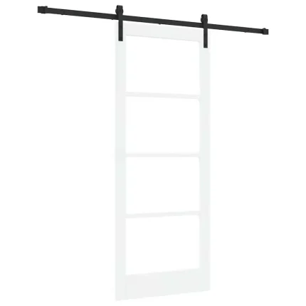 Novaro Csúszó ajtó ORKDAL Fehér és fekete 83 x 202 cm