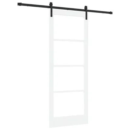 Novaro Csúszó ajtó ORKDAL Fehér és fekete 83 x 211 cm