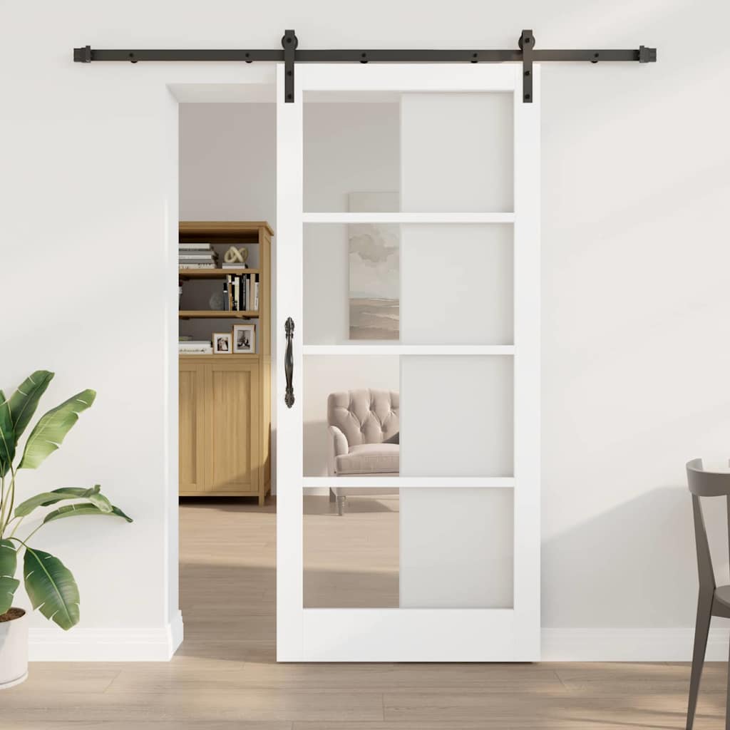 Novaro Csúszó ajtó ORKDAL Fehér és fekete 93 x 211 cm