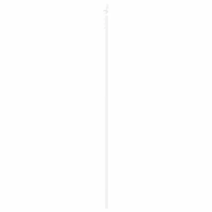 Novaro Csúszó ajtó ORKDAL 93 x 232 cm Tömör fenyőfa és üveg Fehér