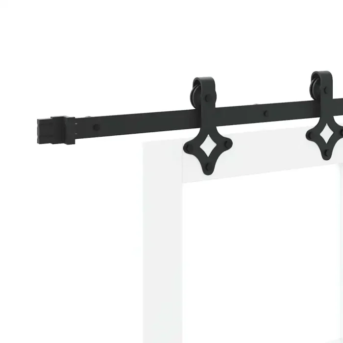 Novaro Csúszó ajtó ORKDAL 83 x 211 cm Tömör fenyőfa és üveg