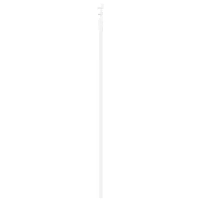Novaro Csúszó ajtó 61 x 198,5 cm Tömör fenyőfa és üveg Fehér
