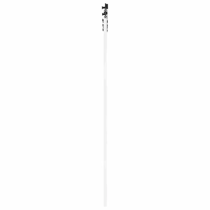 Novaro Csúszó ajtó Fehér 83 x 211 cm Tömör fenyőfa és üveg