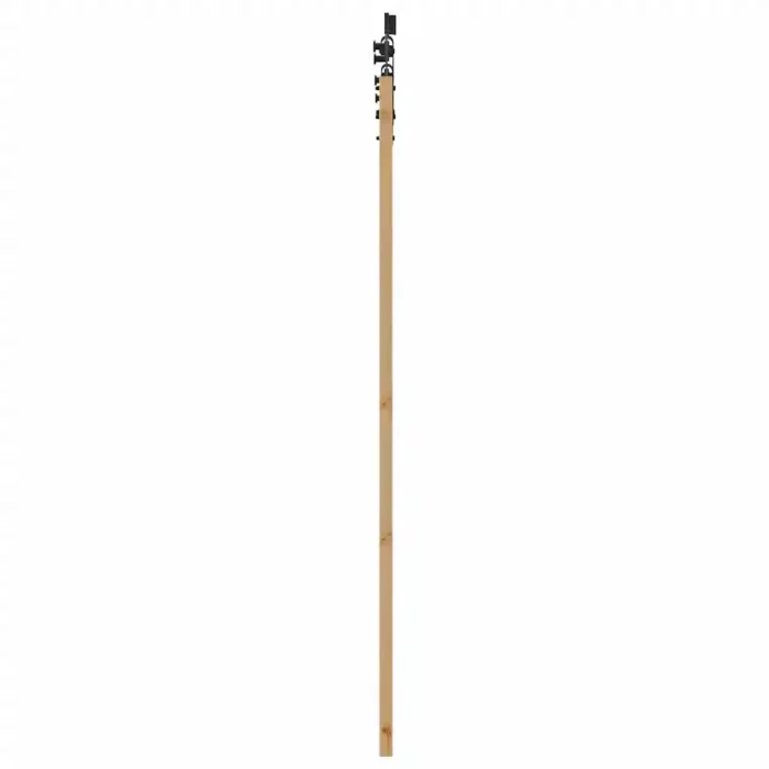 Novaro Csúszó ajtó Természetes 61 x 198,5 cm Tömör fenyőfa és üveg