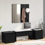 Novaro Előszoba bútorkészlet 6 db 80 x 31 x 40 cm Szerelt Fa