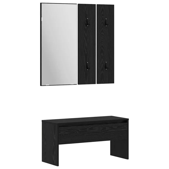 Novaro Előszoba bútorkészlet 6 db 80 x 31 x 40 cm Szerelt Fa