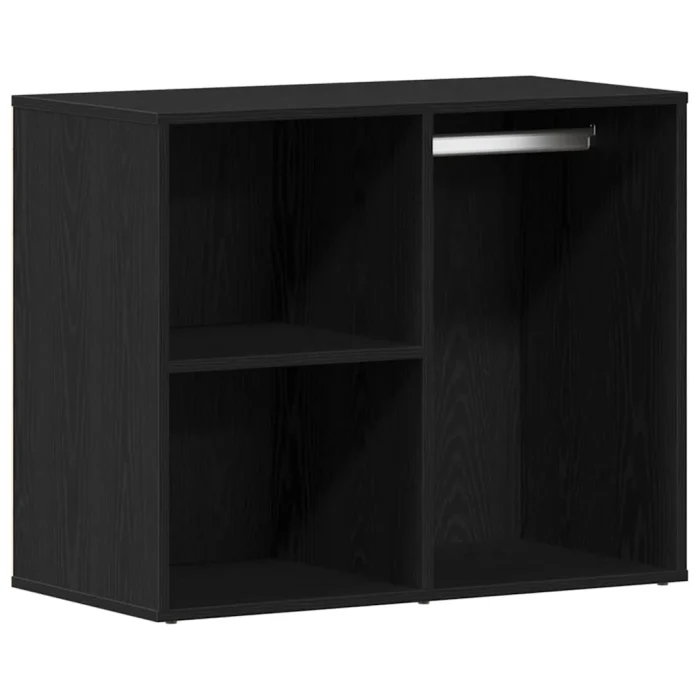 Novaro LED Sminkasztal Szett Fekete tölgy 140 x 40 x 140 cm Szerelt Fa