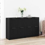 Novaro Széf 2 db Fekete tölgy 60 x 30 x 70 cm Szerelt Fa