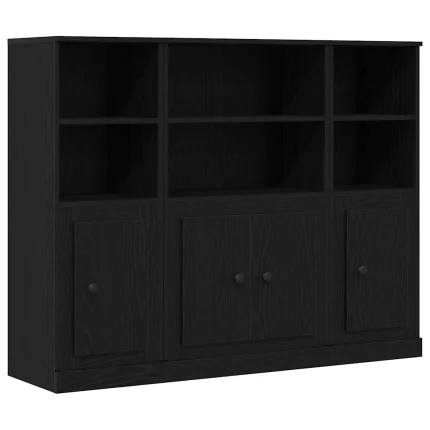 Novaro Magasfiú Fekete tölgy 132 x 35,5 x 103,5 cm Szerelt Fa
