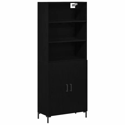 Novaro Magasfiú Fekete tölgy 69,5 x 34 x 180 cm Szerelt Fa