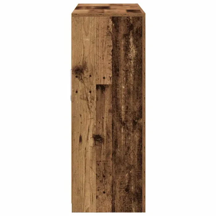 Novaro LED tálaló Öreg fa 123 x 37 x 100 cm Szerelt Fa